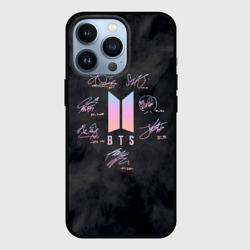 Чехол для iPhone 13 Pro BTS БТС автографы