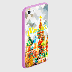 Чехол для iPhone 5/5S матовый Москва - фото 2