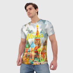 Мужская футболка 3D Москва - фото 2