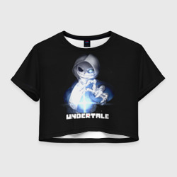 Женская футболка Crop-top 3D Undertale