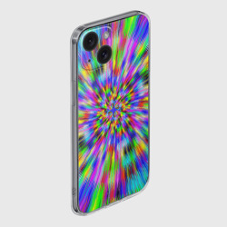 Чехол для iPhone 15 силиконовый с защитой камеры Радужный портал - фото 2