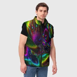 Мужской жилет утепленный 3D Абстракция - фото 2