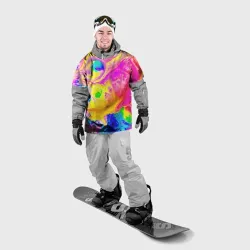 Накидка на куртку 3D Краски