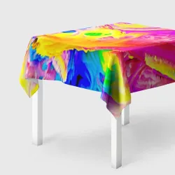 Скатерть 3D Краски
