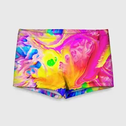 Детские купальные плавки 3D Краски