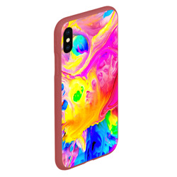 Чехол для iPhone XS Max матовый Краски - фото 2