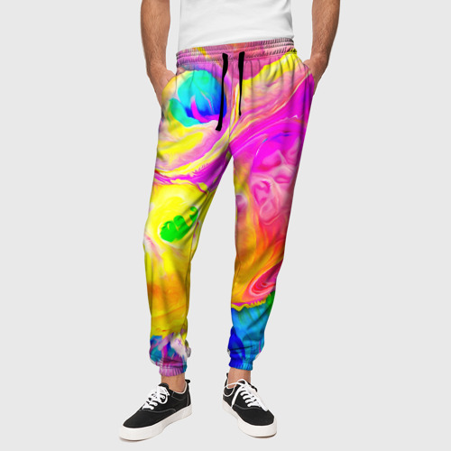 Мужские брюки 3D Краски, цвет 3D печать - фото 4