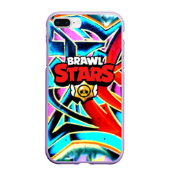 Чехол для iPhone 7Plus/8 Plus матовый Brawl Stars