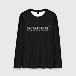 Мужской лонгслив 3D Spacex engineer