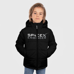 Зимняя куртка для мальчиков 3D Spacex engineer - фото 2