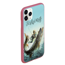 Чехол для iPhone 11 Pro Max матовый Fishing - фото 2