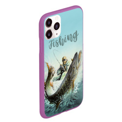 Чехол для iPhone 11 Pro Max матовый Fishing - фото 2