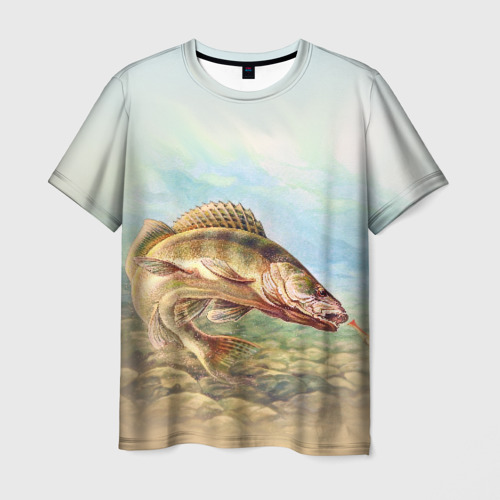 Мужская футболка 3D Рыба