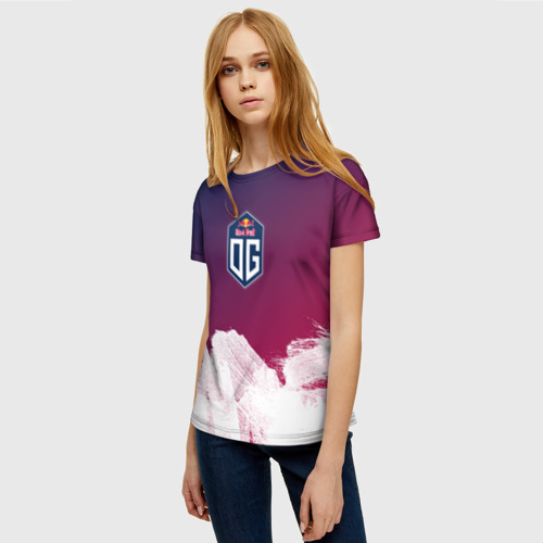 Женская футболка 3D OG, цвет 3D печать - фото 3