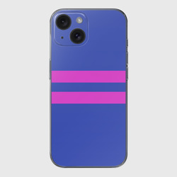 Чехол для iPhone 15 силиконовый с защитой камеры Фриск frisk Undertale