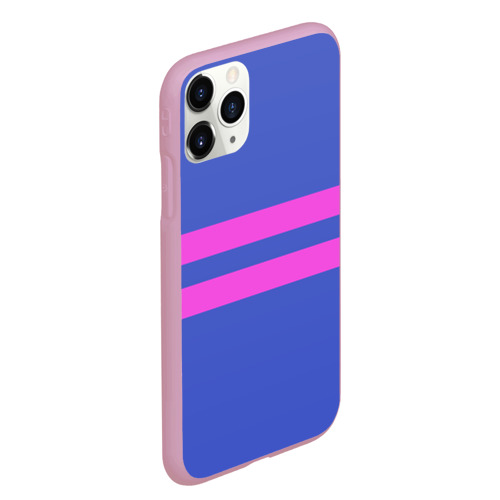 Чехол для iPhone 11 Pro Max матовый Фриск frisk Undertale, цвет розовый - фото 3