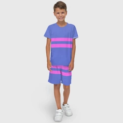 Детский костюм с шортами 3D Фриск frisk Undertale - фото 2