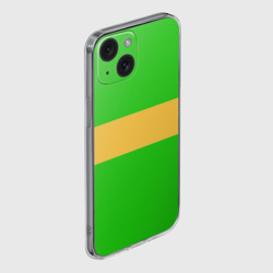 Чехол для iPhone 15 силиконовый с защитой камеры Чара chara Undertale - фото 2