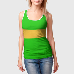 Женская майка 3D Чара chara Undertale - фото 2