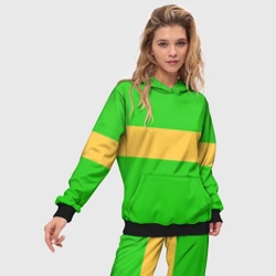 Женский костюм с толстовкой 3D Чара chara Undertale - фото 2