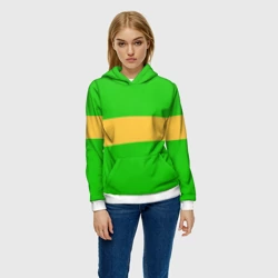 Женская толстовка 3D Чара chara Undertale - фото 2