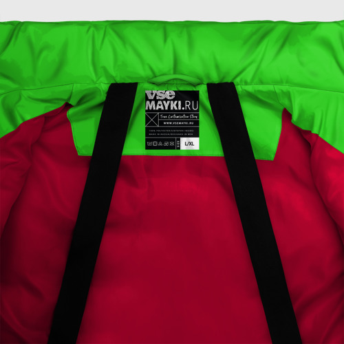Мужская зимняя куртка 3D Чара chara Undertale, цвет красный - фото 7