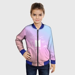 Детский бомбер 3D BTS автографы - фото 2