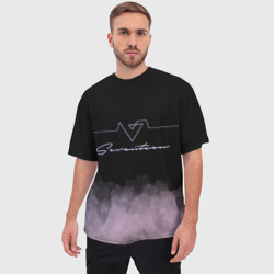 Мужская футболка oversize 3D Seventeen - фото 2
