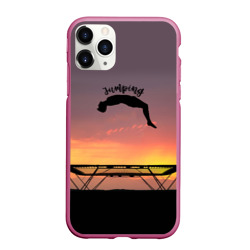 Чехол для iPhone 11 Pro Max матовый Jumping