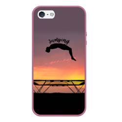 Чехол для iPhone 5/5S матовый Jumping