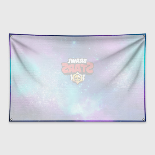 Флаг-баннер Brawl Stars лого в космосе - фото 2
