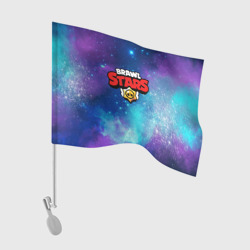 Флаг для автомобиля Brawl Stars лого в космосе