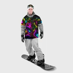 Накидка на куртку 3D В неоне