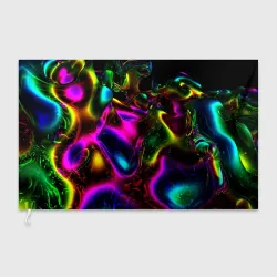 Флаг 3D В неоне