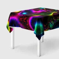 Скатерть 3D В неоне