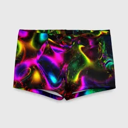 Детские купальные плавки 3D В неоне