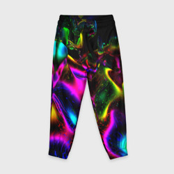 Детские брюки 3D В неоне