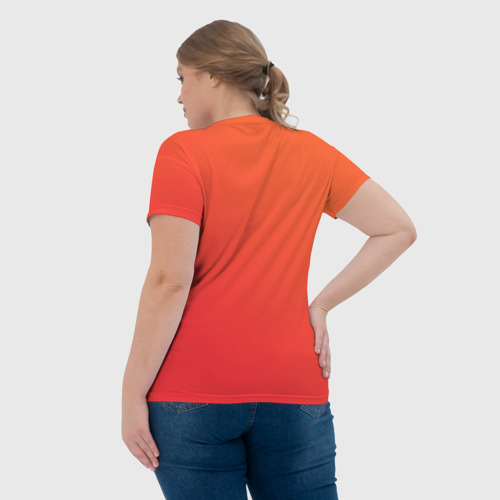 Женская футболка 3D с принтом The Hatters, вид сзади #2
