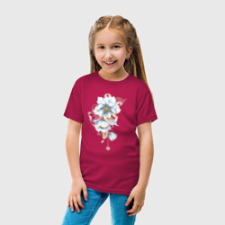 Детская футболка хлопок Цветы - фото 2