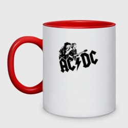 Кружка двухцветная AC/DC