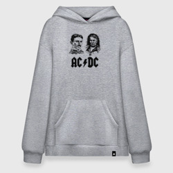 Худи SuperOversize хлопок AC/DC