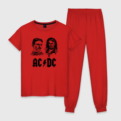 Женская пижама хлопок AC/DC