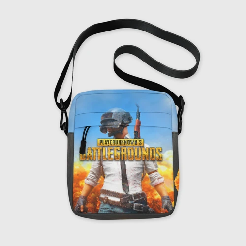 Сумка через плечо 3D PUBG hero ПАБГ герой в огне