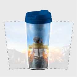 Термокружка-непроливайка PUBG hero ПАБГ герой в огне - фото 2