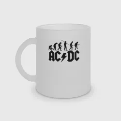 Кружка матовая стеклянная AC/DC