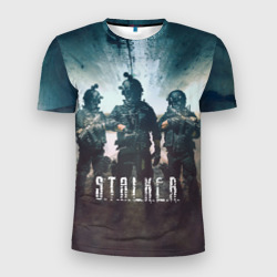 Мужская футболка 3D Slim Stalker the game
