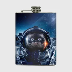 Фляга Кот космонавт