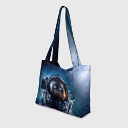 Пляжная сумка 3D Кот космонавт - фото 2