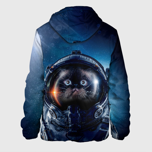 Мужская куртка 3D Кот космонавт, цвет 3D печать - фото 2