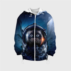 Детская куртка 3D Кот космонавт